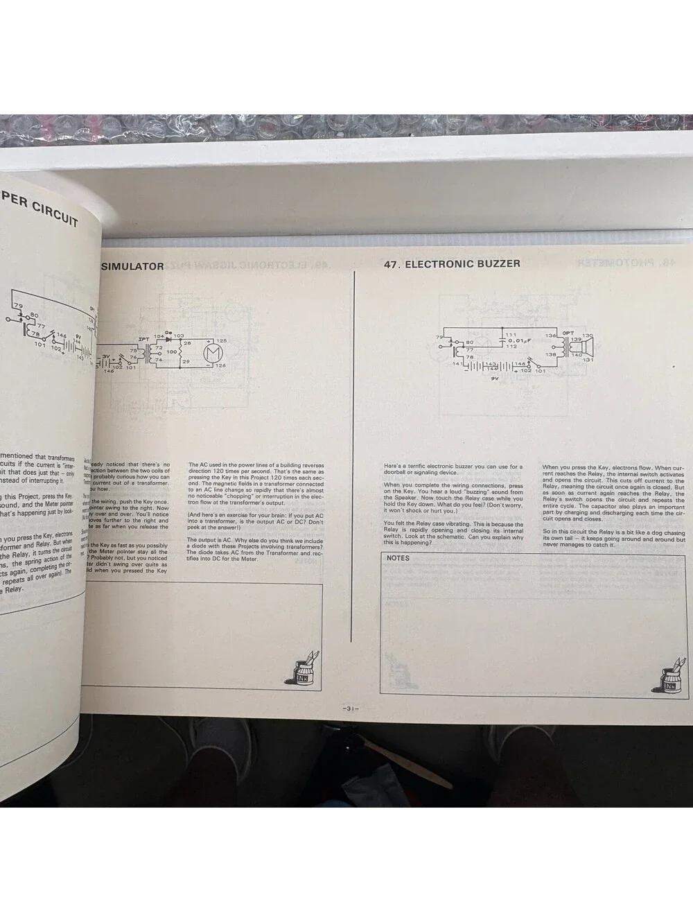 Science Fair Vintage 200 In One Electronic Project Lab 28-262 Manual Wire